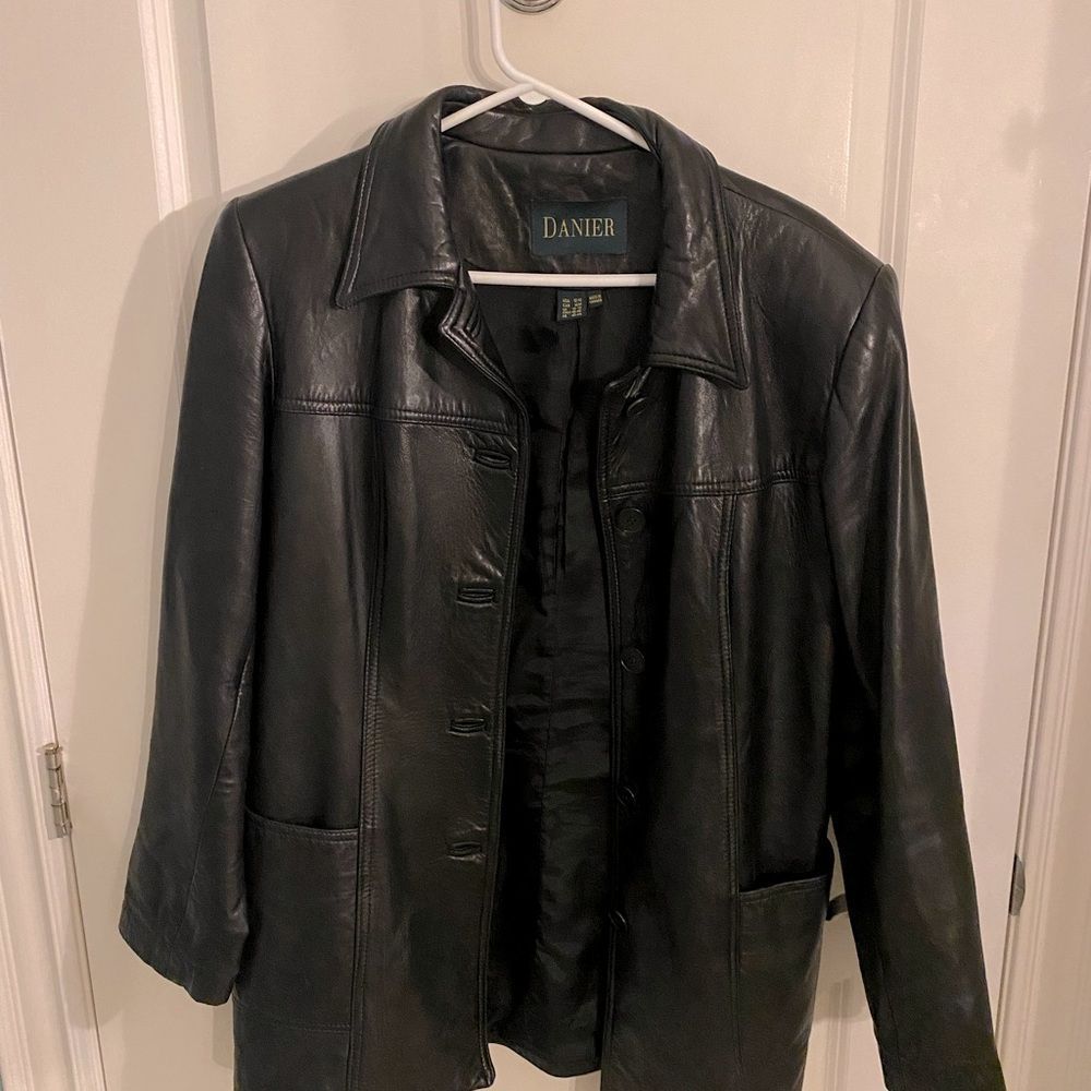 🧥RARE DISCONTINUED🧥 DANIER LEATHER COAT